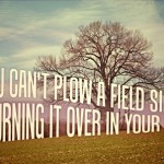 plow a field