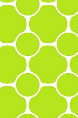 Circle Pattern Green and White Sample